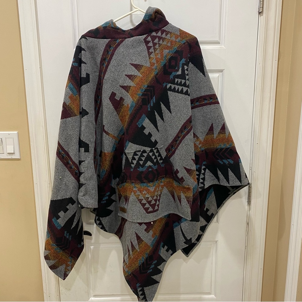 Wool Poncho one size fits all